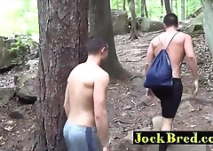 JockBred- Hiking sans a condom Nature trail