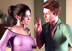 3d anime condom, 3d animated big tits