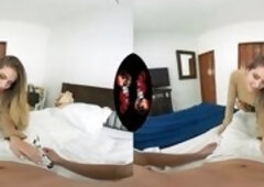 Green Eye Blonde Latina Intense Fucking VR