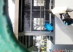 Desi bangalore outdoor blowjob to a stranger