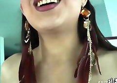 TS bombshell Selina Malone what a nice solo treat