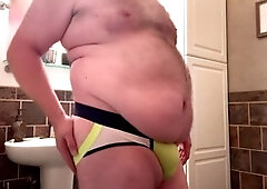 Rectal, chubby gay, big belly men