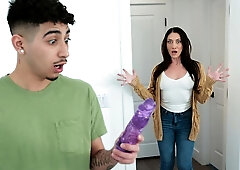 Sex in the bedroom with a long-legged young brunette Whitney OC