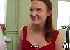 VIP4K's Group Cock & Cum O'Clock: Russian Swingers' MMF Threesome