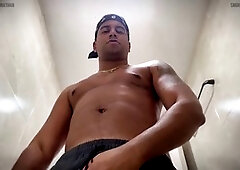 Hot verbal gay action with spit and armpit play