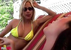 Sexy Woman's Shyness Fades as This babe Buries Her Face in Her Lesbo Ally's Pleasing Twat.