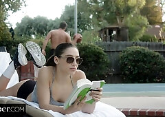 Hot Babe Abella Danger Gets Insatiable on Court Action