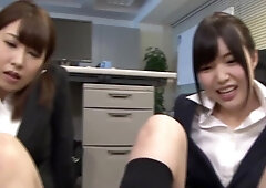Five Office Ladies Footjob