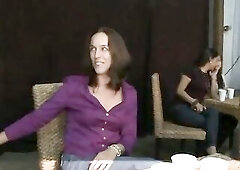 Lascivious drunk angels letting loose at a party with the dancing bear crew