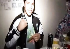 Amateur coed floozy banging hard jock