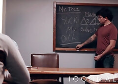 I RAVAGE my INSTRUCTOR in the middle of the CLASS