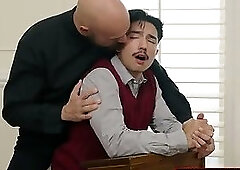 Priest Dominates Altar Boy Deepthroat