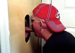 Two Buddies Get a Gloryhole Suck Off