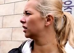 HUNT4K. Blonde picked up by man who wanted to help her...