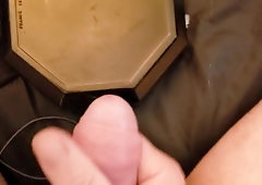 Tonguing my yam-sized popshot for Dominatrix Sonya