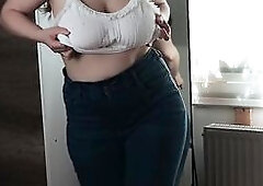 I can't await for my spouse's return. I text him, clean the couch. I likewise clean my body for him. My biggest titties are just awaiting fo