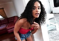 Kinky hottie Scarlit Scandal gets penetrated in the cowgirl pose