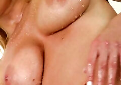 Karolina is a Jummy Sweetheart with Large'n Great Natural Melons, Solo Softcore Masturbation from EU Tease#three