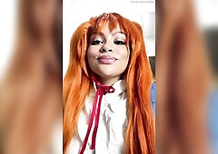 The ultimate Asuka cosplay fart and burp compilation! See me as Asuka from Evangelion in multiple outfits: eating lots of food at the cosplay conventi