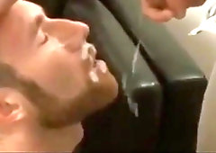 Cum whore loves being surrounded by big dicks