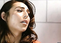 Stunning TS prisoner fucked by pervert attorney in the jail