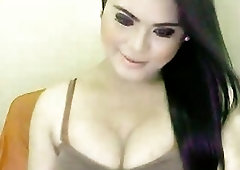 Huge Dick Shemale Masturbation Show