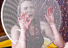 Submissive hoe gets pissed on & gags