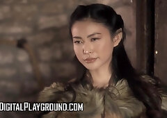 Rae Lil Black Breaks The Witchs Curse & Gets The Kings Big Cock All To Herself