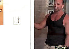 Well hung gay slammed cum