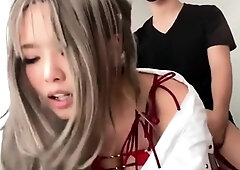 Asian hot babe laid hardcore