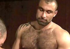 Massage Demo turns Into A Hot, Sweaty, Daddy  3way!