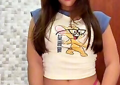 Angel Kutamura enters the bathroom