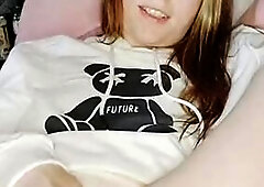 Irish gal fingers her twat whilst no ones home