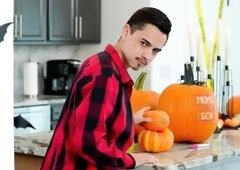 Stepson becomes lustful stepmom's sex toy on halloween