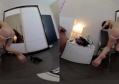 Hot Mature Stefania Masturbates (3 Scenes) - VRmodels