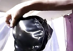 An submissive latex wife just loves to participate in some naughty shows of her dominant. Presenting latex S&M.