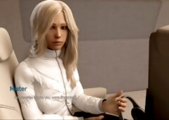 Visual novel featuring big-boobed college girl and her sexy mom