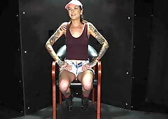 Gloryhole Secrets: Tall, Leggy Tattooed Rocky