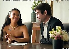 Hawt Latin chick bride fucked by the groom with some other pair there