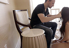 YOUNG FITNESS MODEL AIDRA FOX TRIES BDSM AND GETS plowed hard UP HER arse