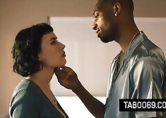 Ebony Boss Bangs His Employer's Wife During Dinner