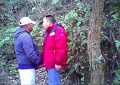 Amateur Asian Dads Outdoor Fun