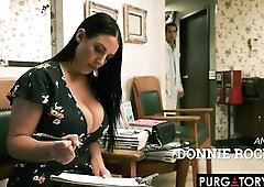 Angela White always goes to bang Donnie in his dentist office, it feels so kinky doing it