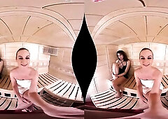 Tgirl, Female, Boy in VR POV