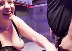 I show myself with my boyfriend when I watch a trucker watching me, so I'm going to ask him if this chab can bang me in his truck, which this guy