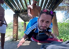 Largest whorehouse in the middle of the park, NO CONDOM fuck-a-thon.