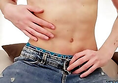 Shaved twinks sex with cumshot