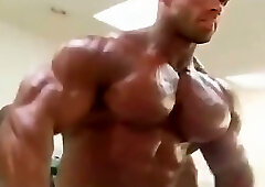 Branch Warren Sexy Posing and Lifting Weights 🏋🏻‍♂️