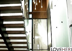 Brunette hair Playgirl Ameena Green Groans From Hardcore Screwing