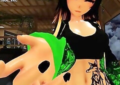 Futanari Fox Cutie uses your Mouth and Booty as their Personal Toy POV